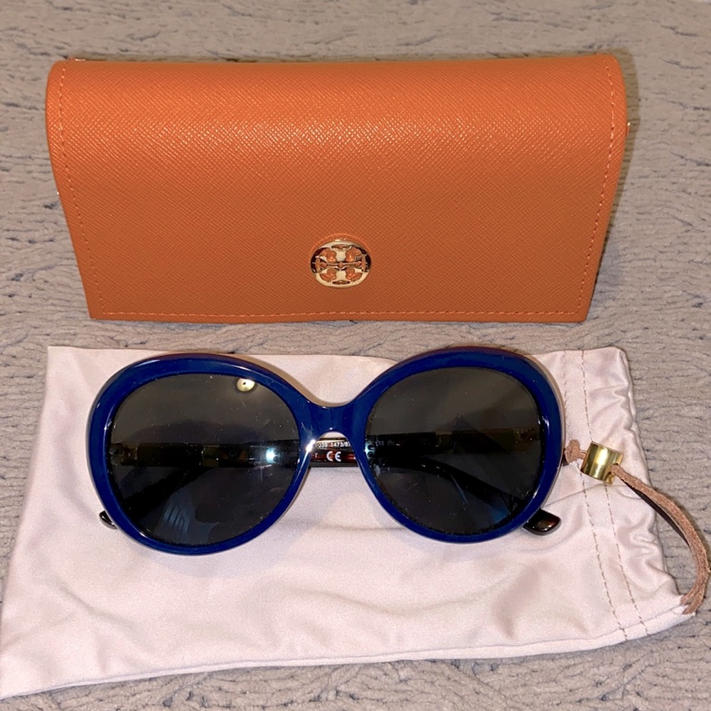 Tory Burch Sunglasses with case and soft sleeve
